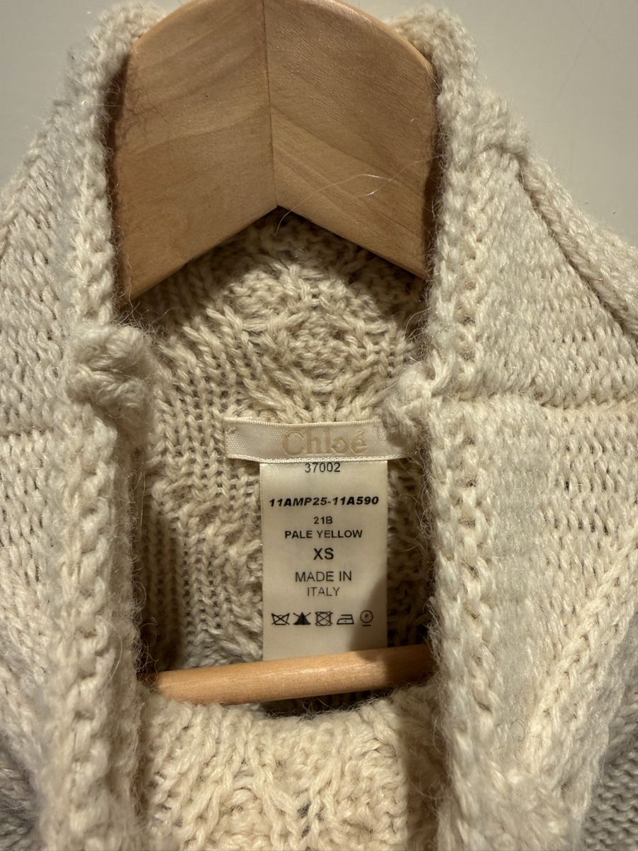 Chloé Pullover & Sweatshirts: Chloé Wool Cable Knit Top, XS – Gebraucht aus Zürich von floridiablanca 2
