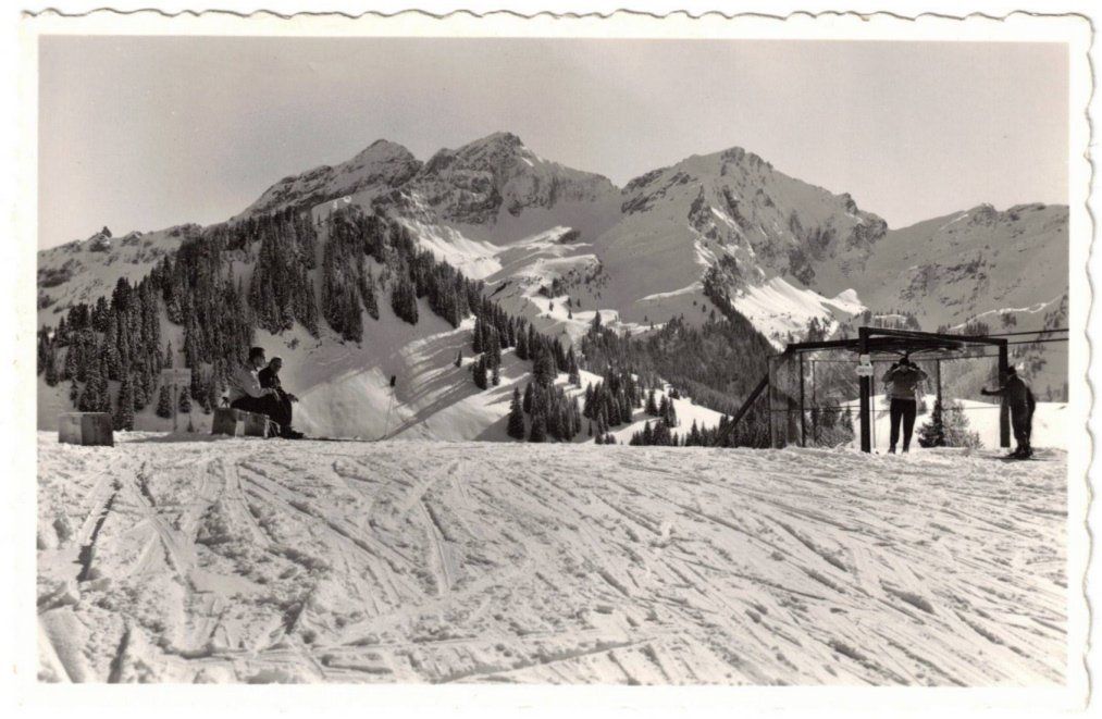 Cartoline postali: Col des Mosses -  Skilift Lécherette – Usato da Binningen venduto da Mountainrider