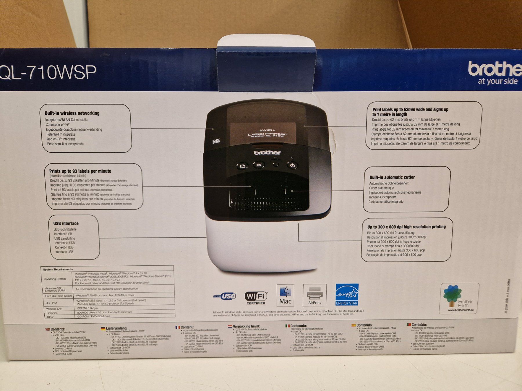 Brother Imprimantes: Brother QL-710 WSP Label Printer Neu originalverpackt – Neuf avec emballage d'origine à Wädenswil par tome70 3