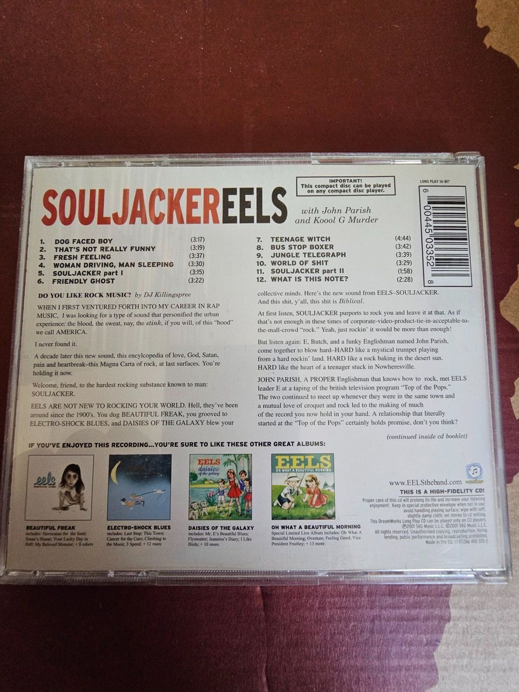 CDs: CD - Eels – Souljacker (Alternative Rock, 2001) – D'occasion à Biberist par Foolio0 1