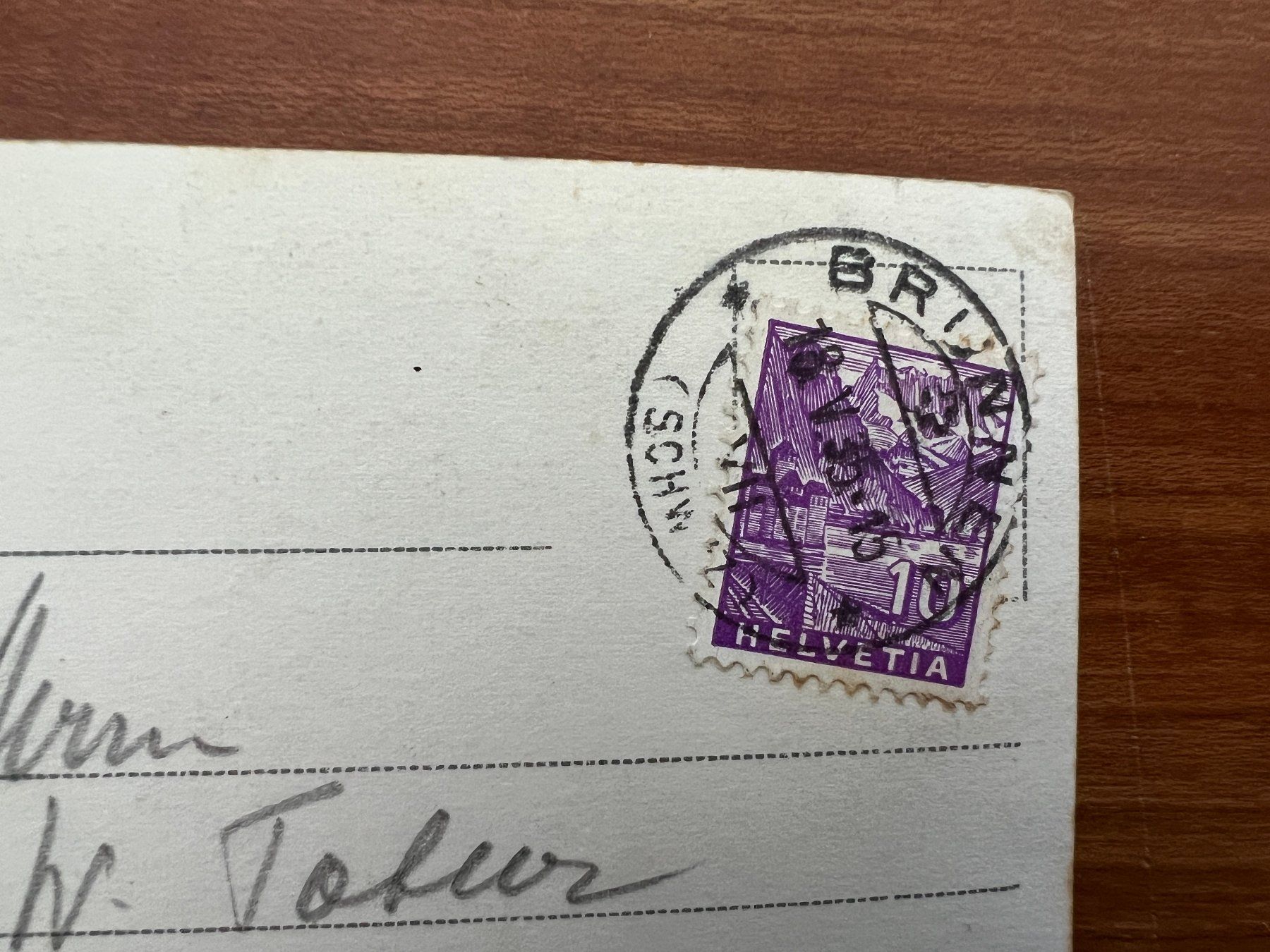 Cartoline postali: AK  1935 Schillerstein   (G2287) – Usato da Hinwil venduto da Sidi4 1