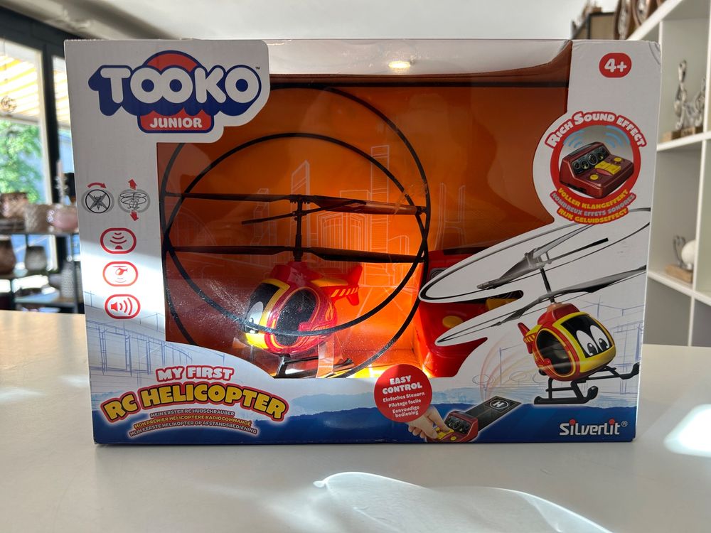 Aéroglisseur télécommandé TOOKO JUNIOR - 16 cm - Bleu/Orange - Mixte - Dès 3 ans