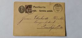 Postkarte 1881