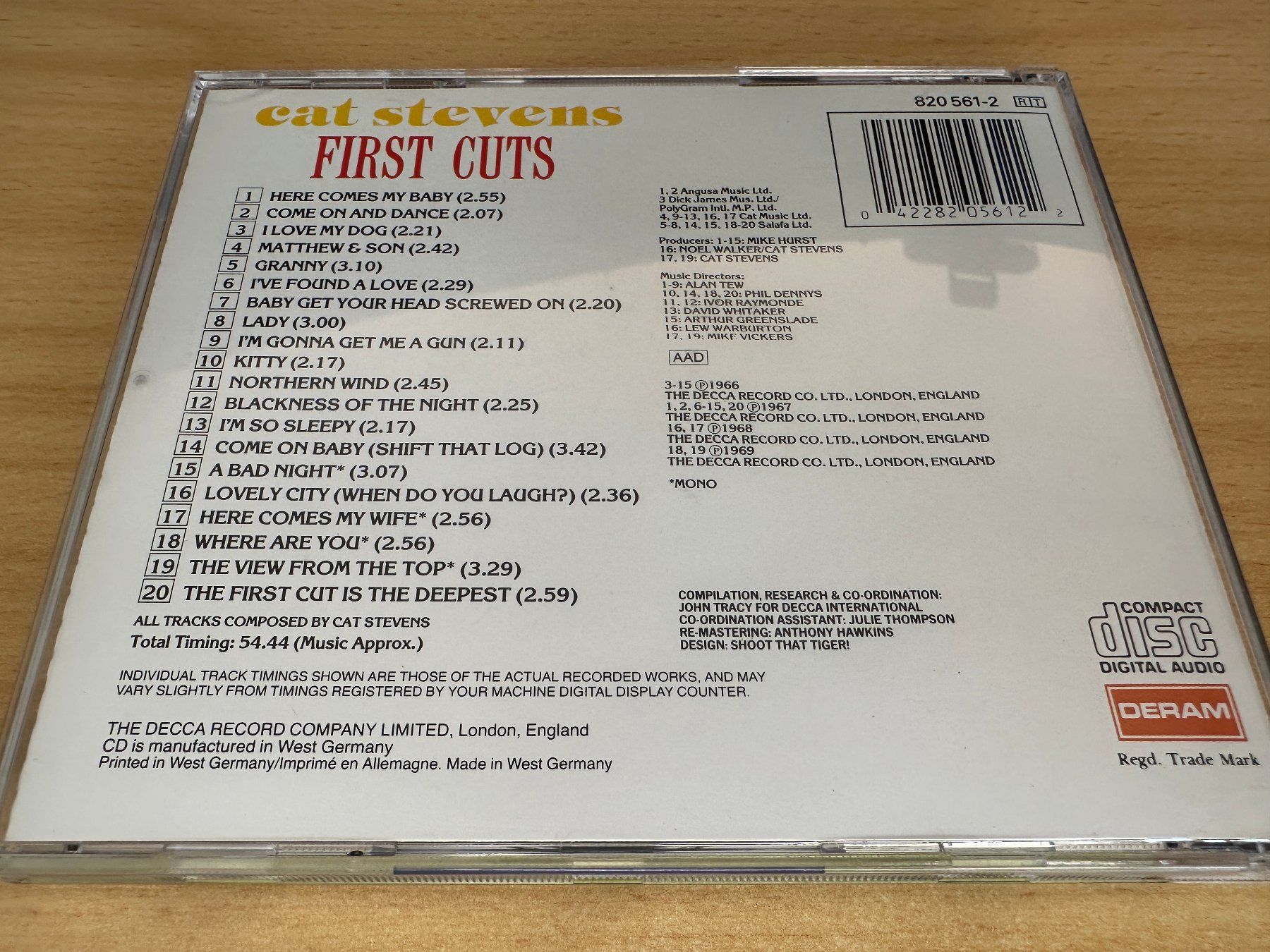 CD: Cat Stevens – First Cuts – Usato da Rikon im Tösstal venduto da Alpenmutz 1