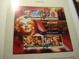 Malediven 2 Blocks Marylin Monroe/Hollywood  **