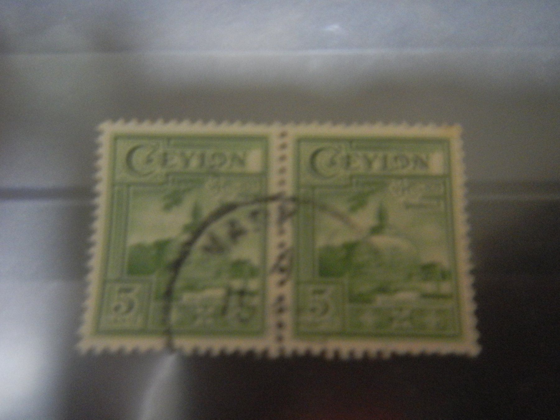 Tutti i francobolli: Briefmarken Ceylon 5cent 2er – Usato da Bronschhofen venduto da happynews2018 1