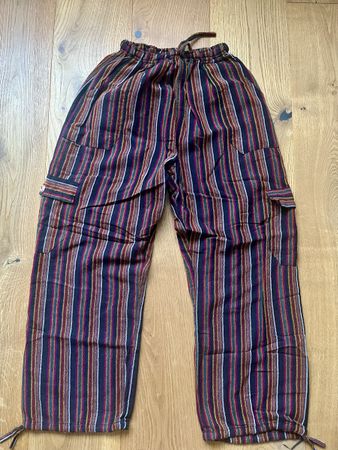 Baumwoll Hose, Ethno, Yoga Hose - M