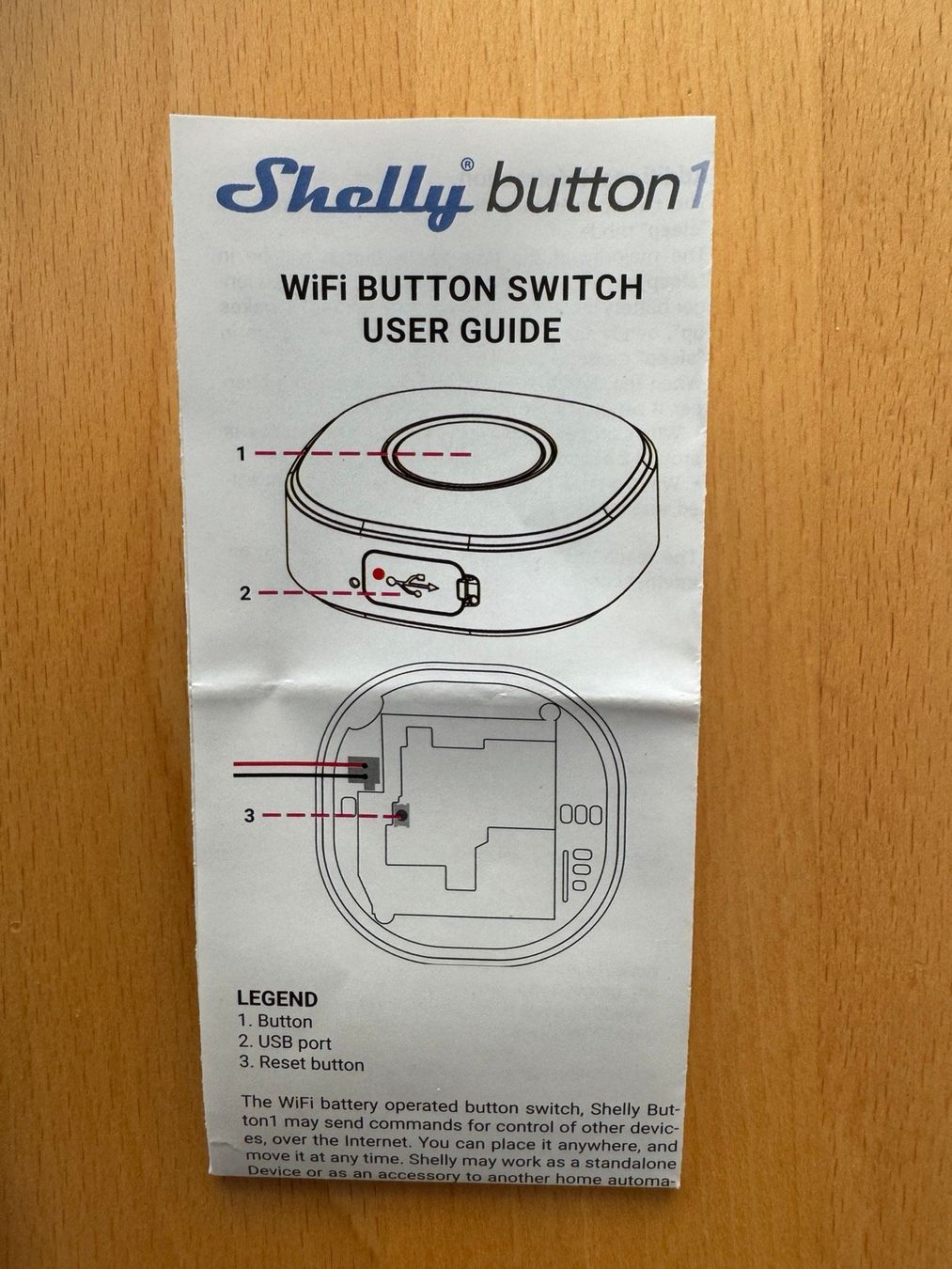 Shelly Schalter: Shelly Button 1 WiFi Schalter Schwarz – Gebraucht aus Kaiseraugst von juchli16 4