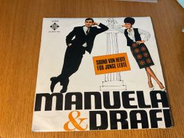 Manuela & Drafi - Schallplatte von 1966 - Top Zustand!Exlibr