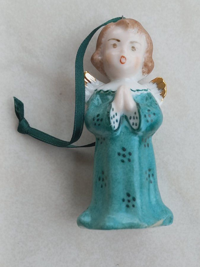 Statuette: Porzellan Engel, Handbemalt – Nuovo e nell'imballaggio originale da Winistorf venduto da acreativ1 1