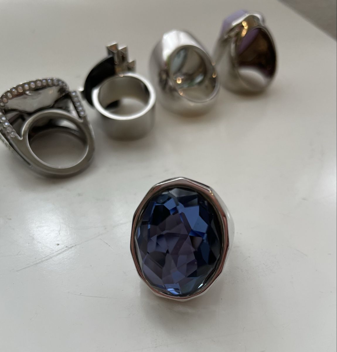 Swarovski Anelli: Konvolut SWAROVSKI Ringe, Gr.52 – Usato da Meilen venduto da delta-da-spica 7