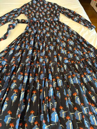 Vestito Double J. donna stampa figurativa tg. M