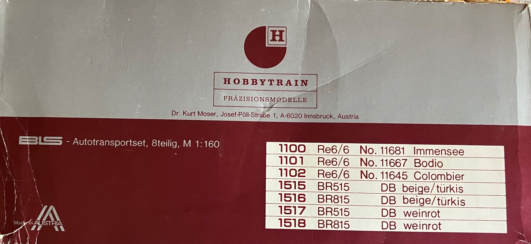 Hobbytrain Modelleisenbahnen: Hobbytrain Set wagons transport de voitures des BLS – Neu (gemäss Beschreibung) aus Dompierre VD von immorentes 6