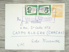 TR100 Enveloppe + Timbre  Venezuela 1961