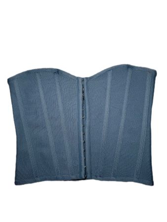 PrettyLittleThing -  Corset Top Blue