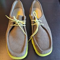 Sioux Sommer Herren Schuhe, Gr. 42,5 Grau/Neon,