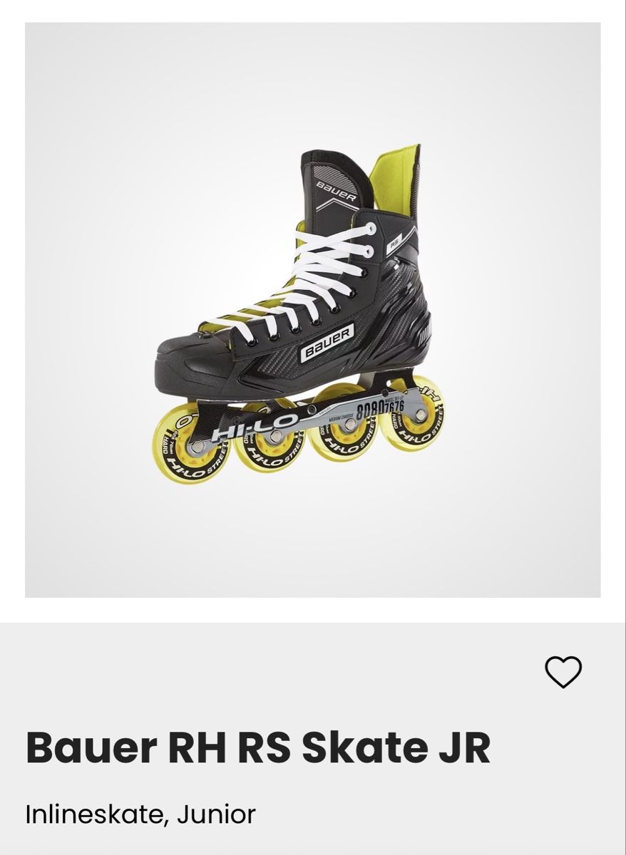 Bauer Pattini in linea & Pattini a rotelle: Bauer RH RS Skate JR, Grösse 3 – Usato da Berg TG venduto da ANCU79