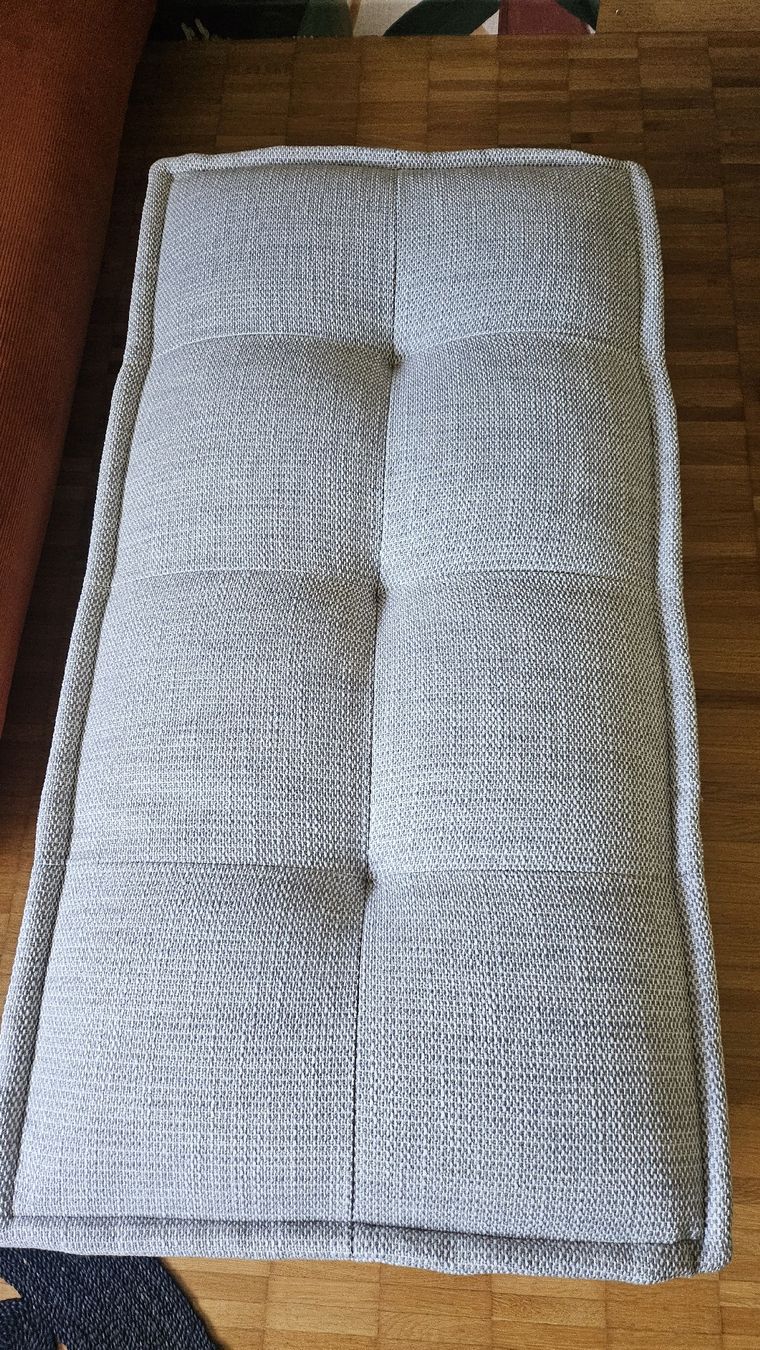Maisons du monde Sedie a sdraio: Modulares Sofaelement / Pouf, grau, 115cm L, Top Zustand – Nuovo (secondo la descrizione) da Bülach venduto da ane_yn2b 4
