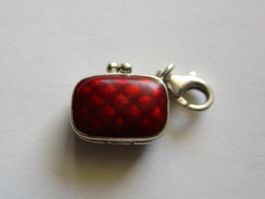 Charm's Thomas Sabo en forme de sac rouge argent 925