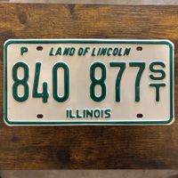 🇺🇸 U.S. Autoschild - Illinois 840 877 - ORIGINAL