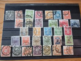 Japan Briefmarken auf Karte E9 Zustand gemäss Bild