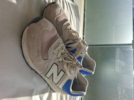 Sneaker New Balance beige blau gebraucht guter Zustand