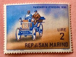 Briefmarken aus San Marino Autos Ungestempelt 
