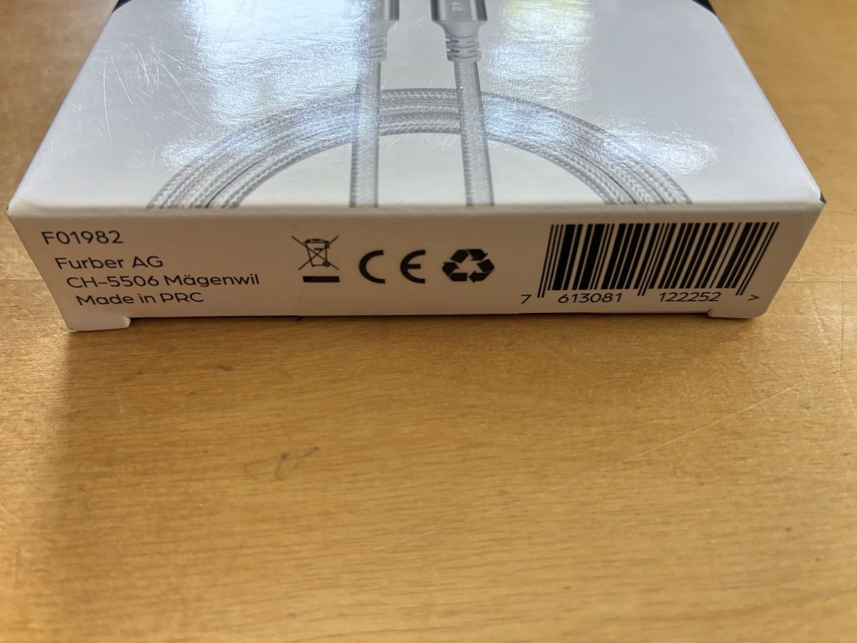 Câbles: onit Pro USB-C / USB-C Kabel – Neuf avec emballage d'origine à Riehen par J.-M. 3