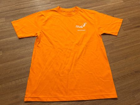 Sportliches "Slow Up" T-Shirt in Orange – bequem & stylisch!