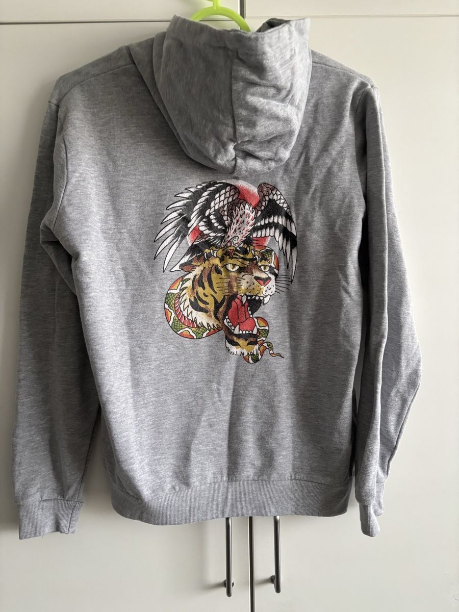 Ed Hardy Maglioni & Felpe: Ed Hardy Hoodie Eagle Tiger Gr. 164 – Usato da Winterthur venduto da NatMet11