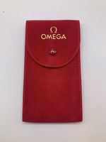 Original Omega Etui Rot Samt