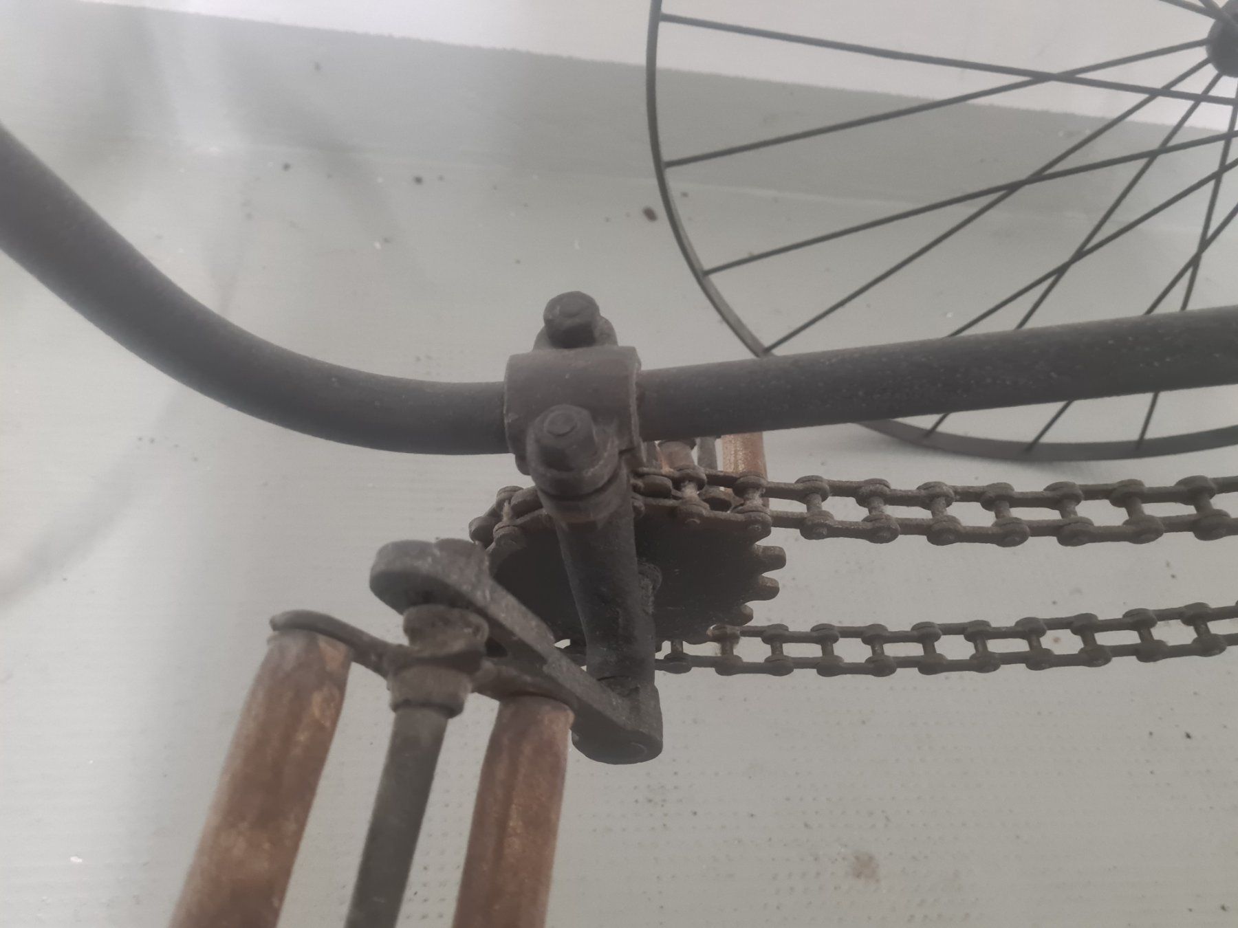 Biciclette: FAHRRAD ANTIQUE TRICYCLE COLLECTION RARE OLDTIMER – Usato da Bellevue venduto da BURGOLMANIA 4
