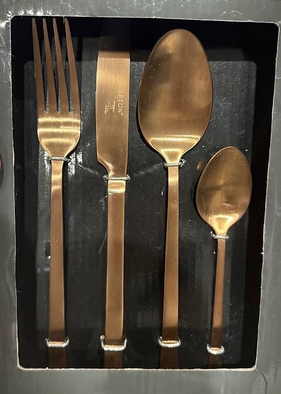 Set di posate: Besteck Kupfer 16-Teilig Neu – Nuovo e nell'imballaggio originale da Islikon venduto da l.ina3