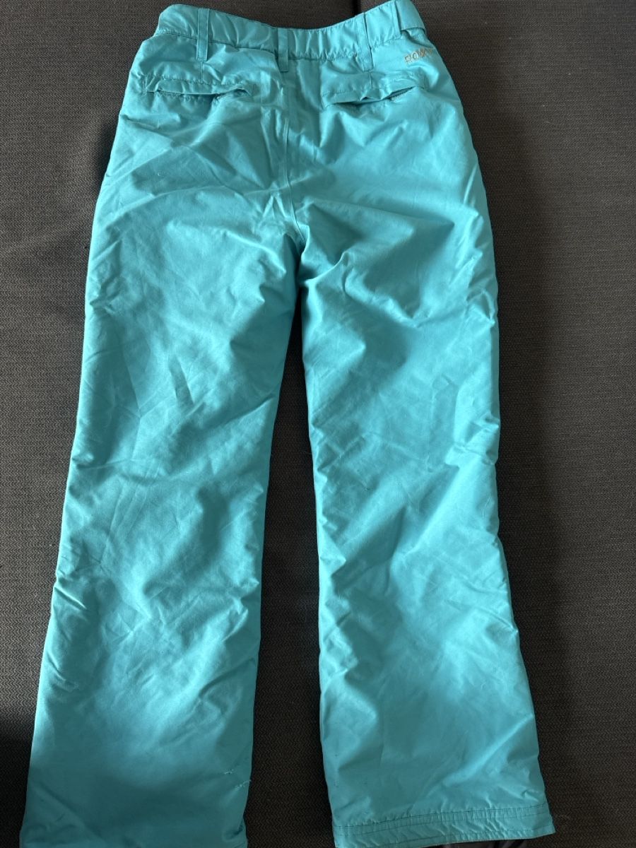 Roxy Pantaloni: Roxy Kinder-Skihose Türkis – Usato da Burgdorf venduto da Lou-123 1