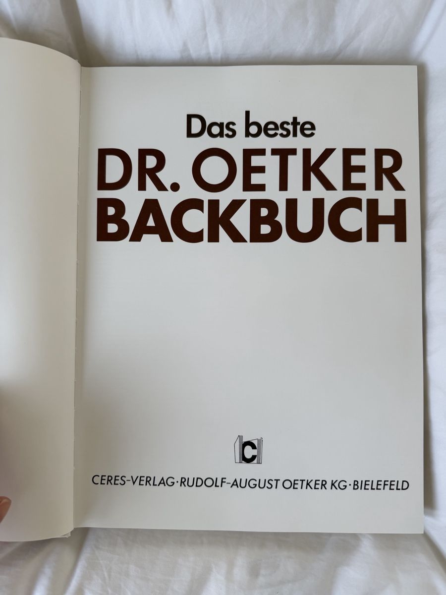 Libri: Dr. Oetker Backbuch – Usato da Uster venduto da Monika_OB 1