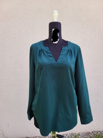 Bluse Grün Synthetisch, XL, Marke Vero Moda