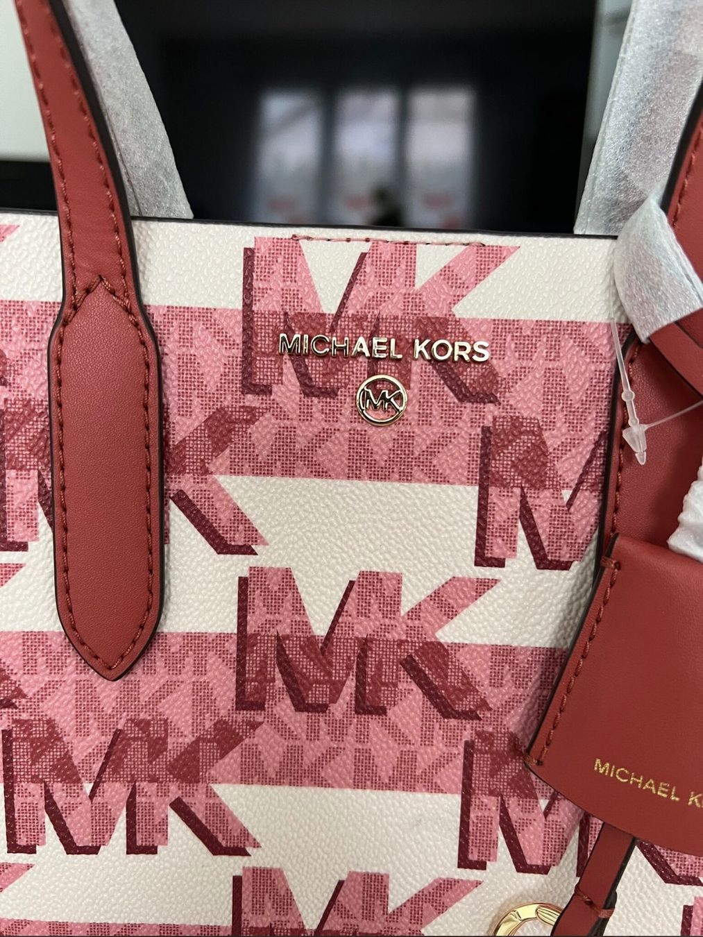Michael Kors Borse da donna: Michael Kors Tasche rosa/weiss – Nuovo e nell'imballaggio originale da Wiedlisbach venduto da Sistershop 1
