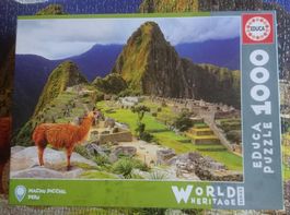 Educa Puzzle 1000 Teile Machu Picchu World Heritage Serie