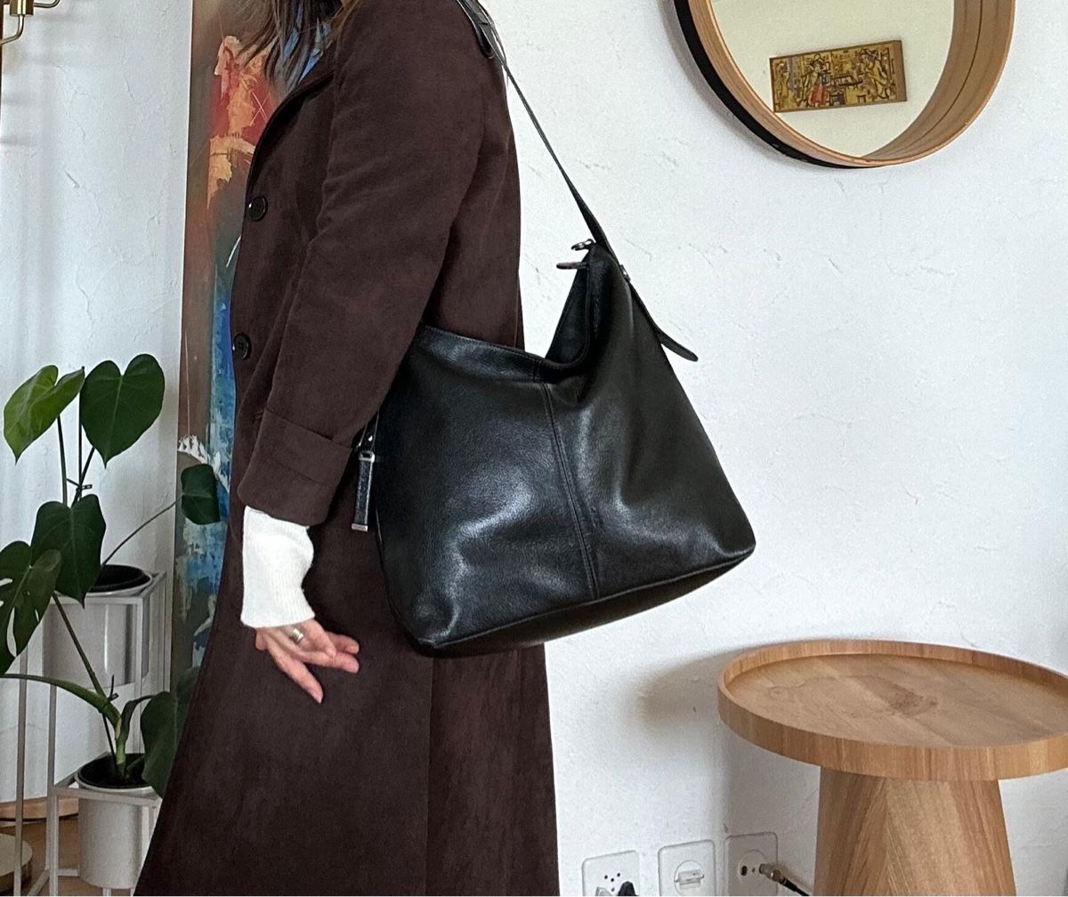 Picard Taschen für Damen: Genuine Picard Black Leather Shoulder Bag - Excellent! – Gebraucht aus steinhausen von pat_nc2x