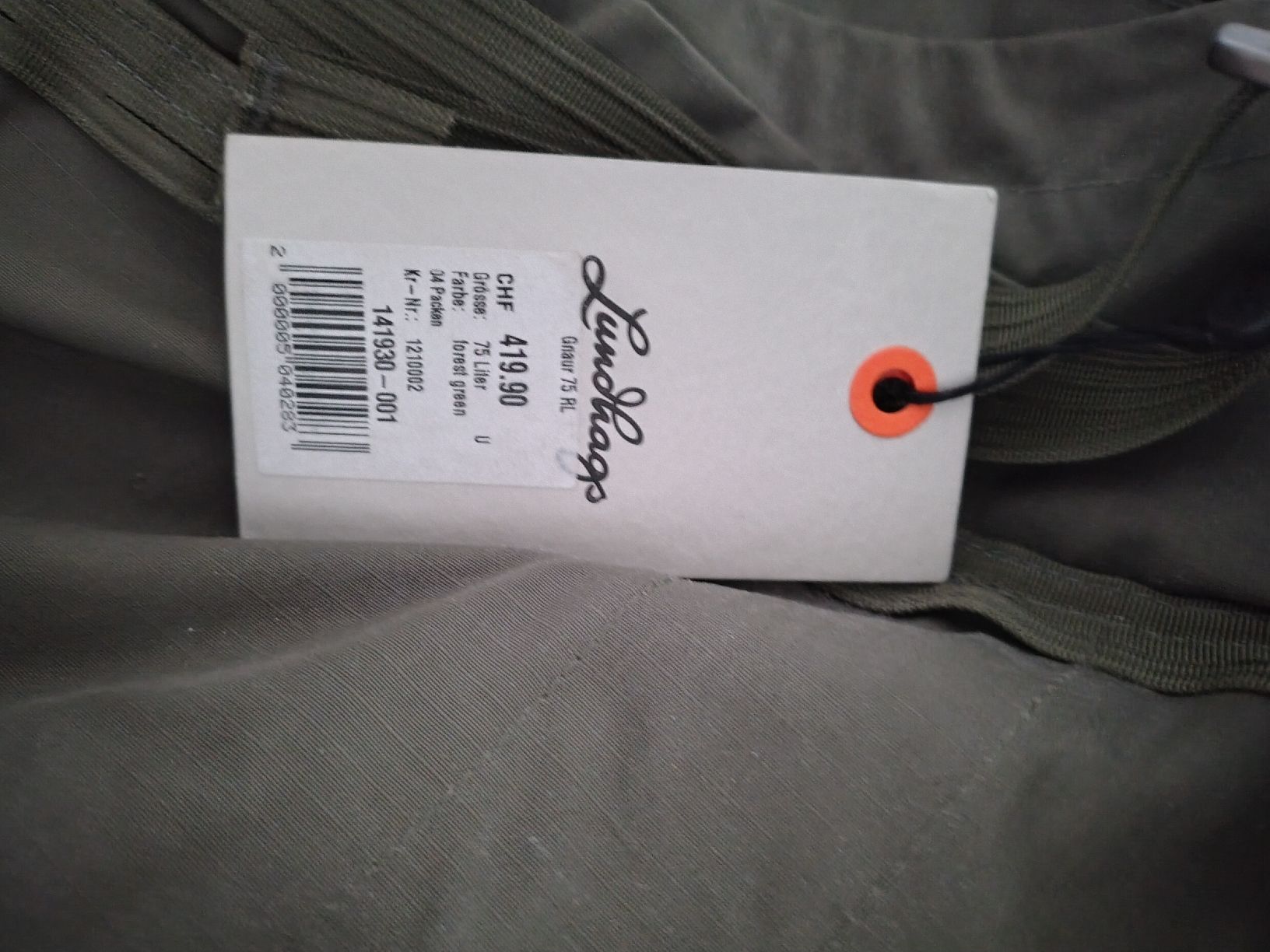 Lundhags Rucksäcke: Lundhags Rucksack 75 L Backpack – Neu und originalverpackt aus Regensdorf von szo_xjg5 3