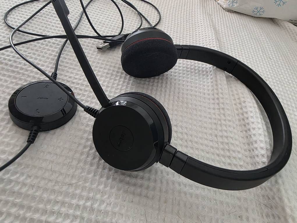 Kopfhörer: JABRA Evolve Headset mit USB- Steuerung – Gebraucht aus Rieden AG von WhitePeach