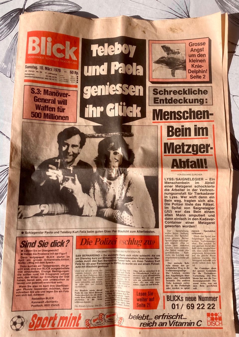 Riviste & Magazine: Blick antik vom 10.3.1979 – Usato da Rüegsauschachen venduto da Andyalfredo 1