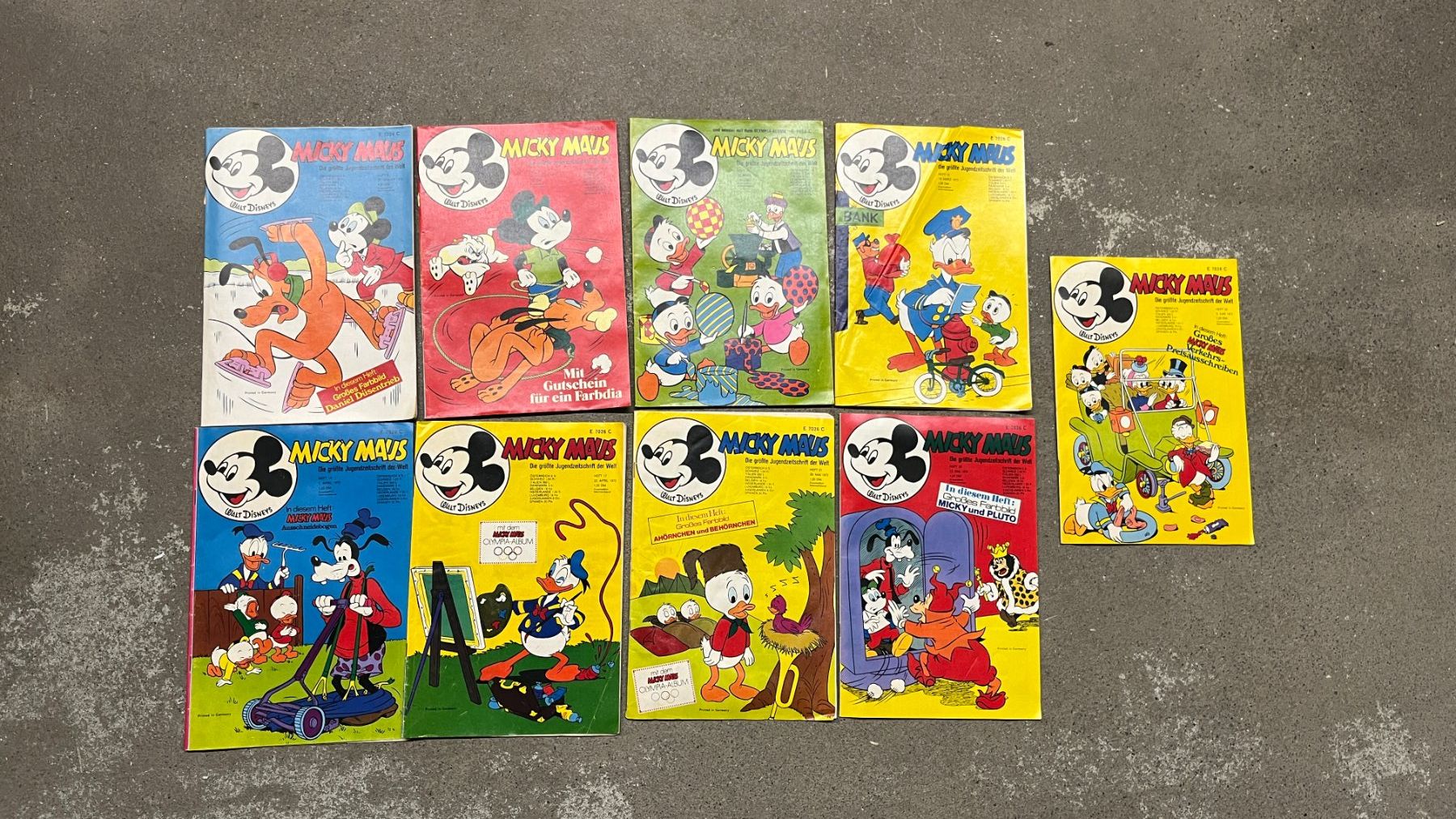 Fumetti: Micky Maus Hefte 1972, Konvolut,15 Stück – Usato da Bern venduto da daskannweg