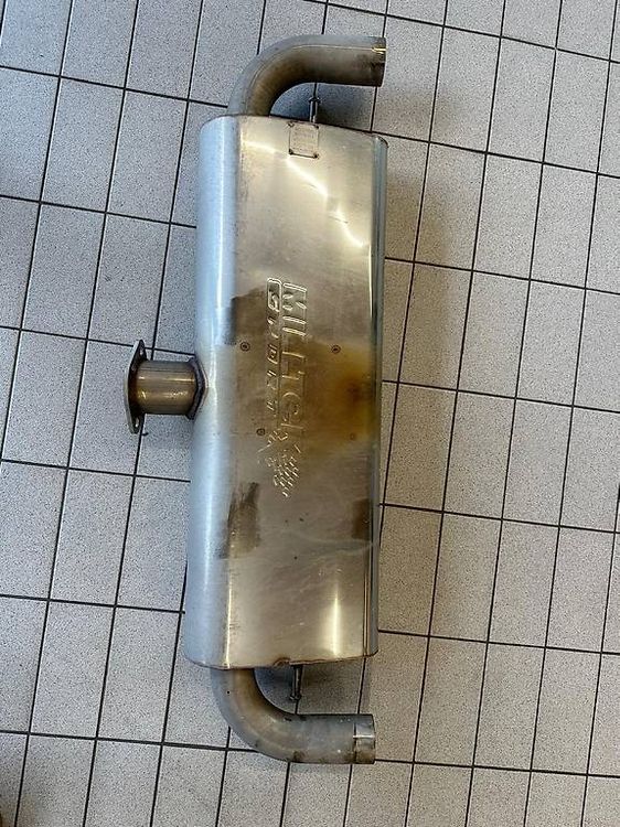 Edelstahl Sportauspuff Endschalldämpfer Für VW Polo 5 9N 9N3 2 X 76mm