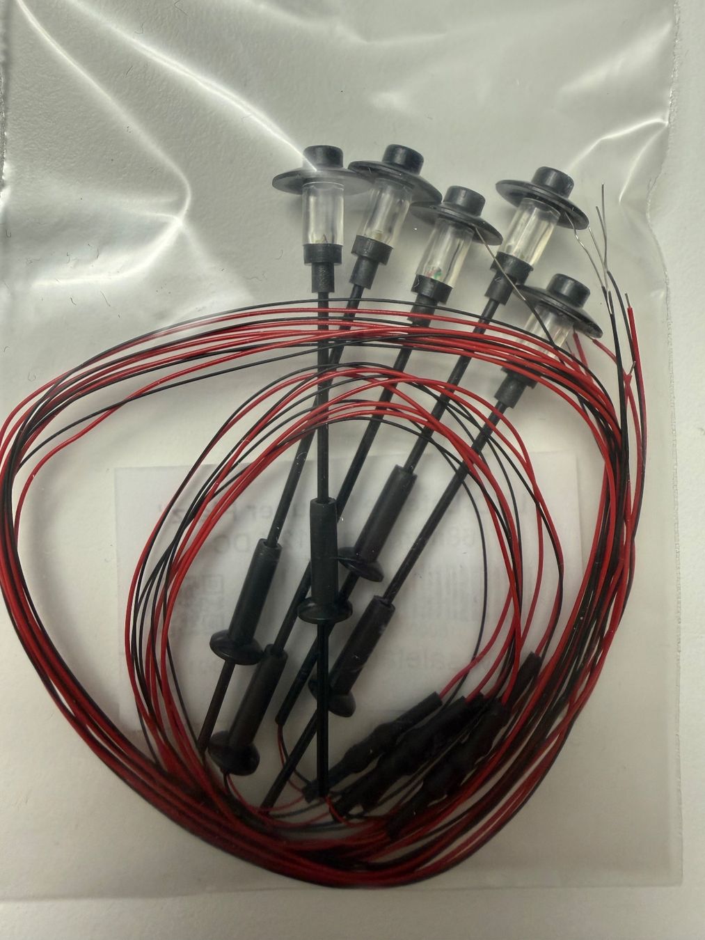 Modellini di ferrovie: 5x LED Laterne Thuner-Platz 68mm / HO – Usato da Jonschwil venduto da sutfra12