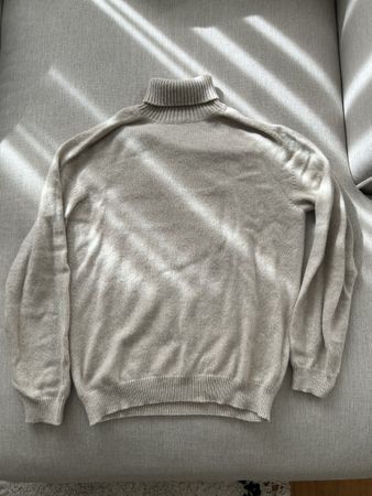 Boglioli Cashmere Rollneck Ecru L