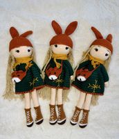 Handgemachte Amigurumi Fuchsmädchen