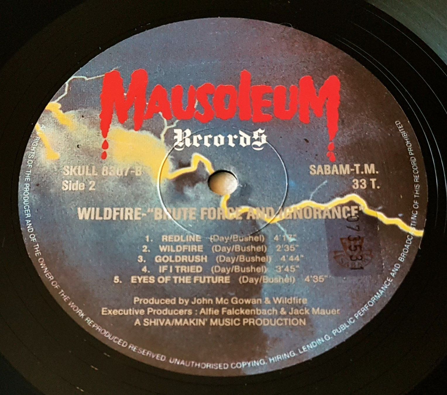 Schallplatten: Wildfire – Brute Force And Ignorance - 1983 - First Press – Gebraucht aus Uster von Zardodel 5