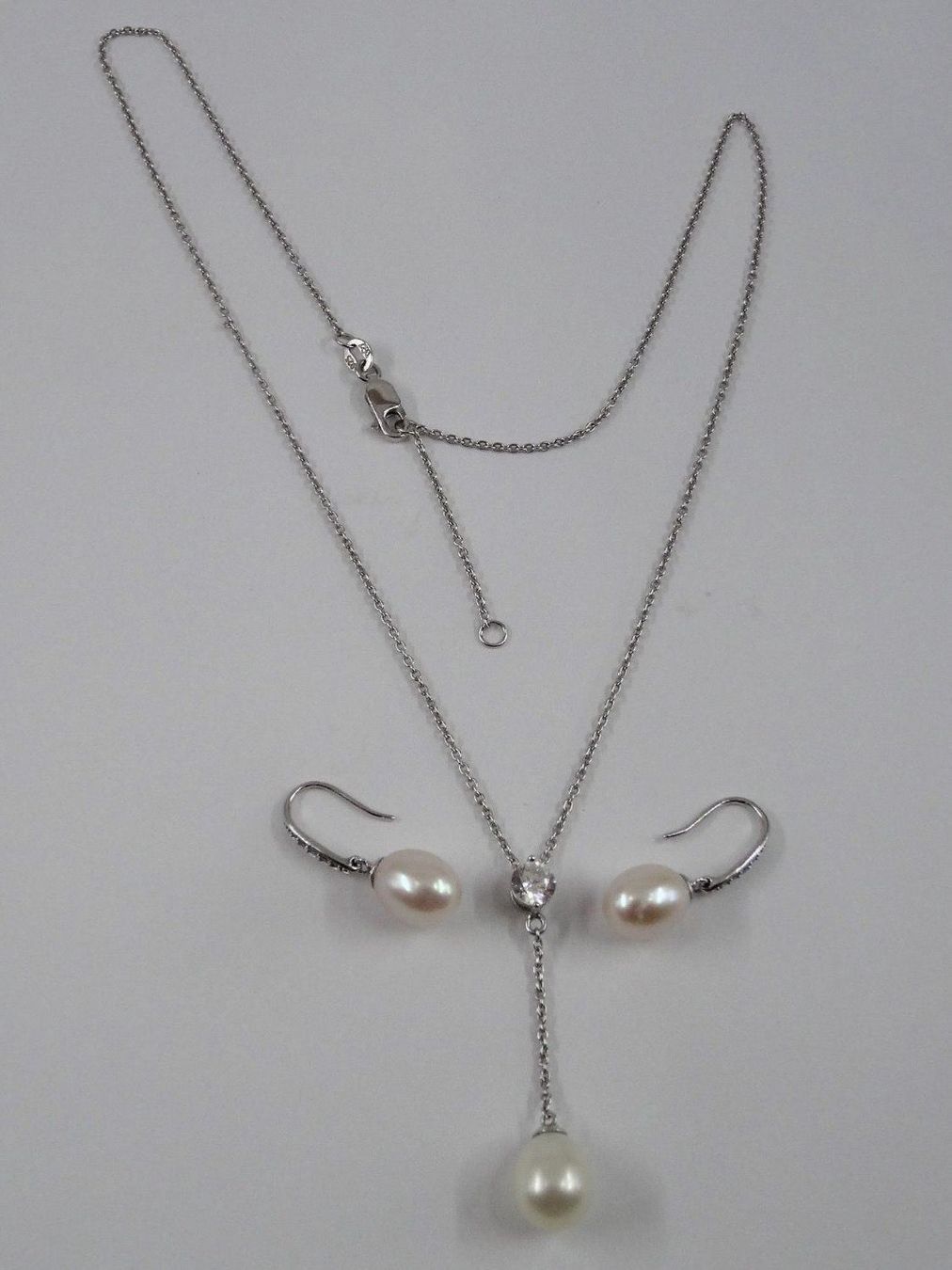 Perle (finte): Perlen Kette & Ohrhänger Set – Nuovo (secondo la descrizione) da Matten b. Interlaken venduto da kero71 3