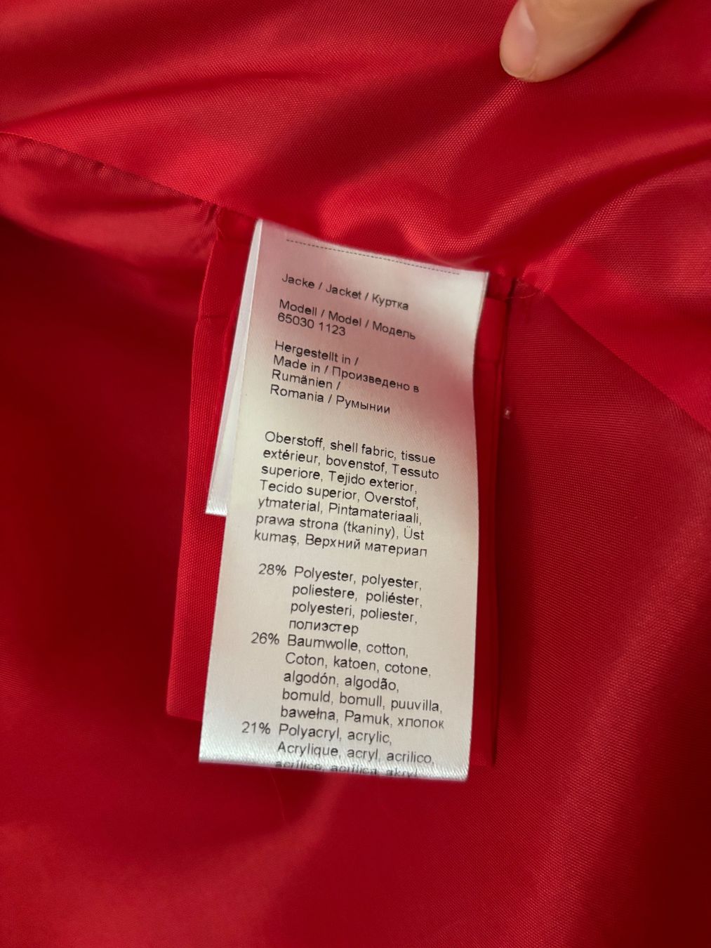 Cappotti: Roter Frühlingsmantel/Grösse M/L – Usato da Zürich venduto da bruja01 3